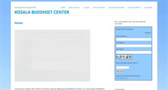 Desktop Screenshot of meditationinchapelhill.org